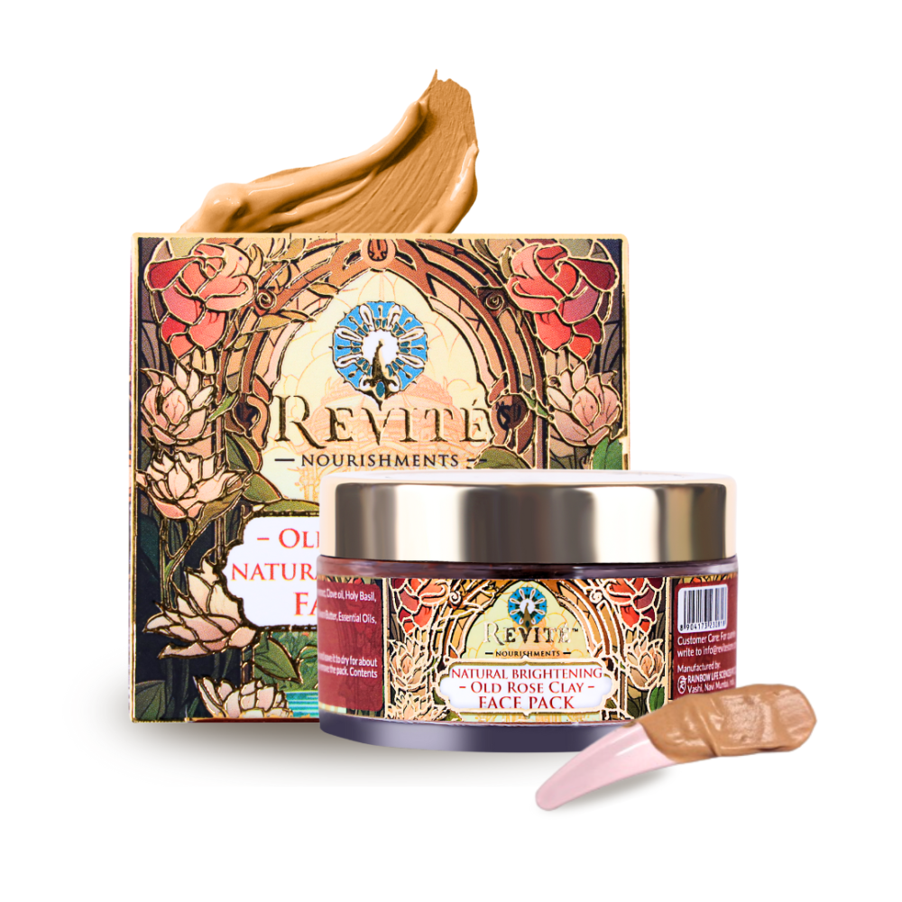 Old Rose Clay Natural <br>Face Pack